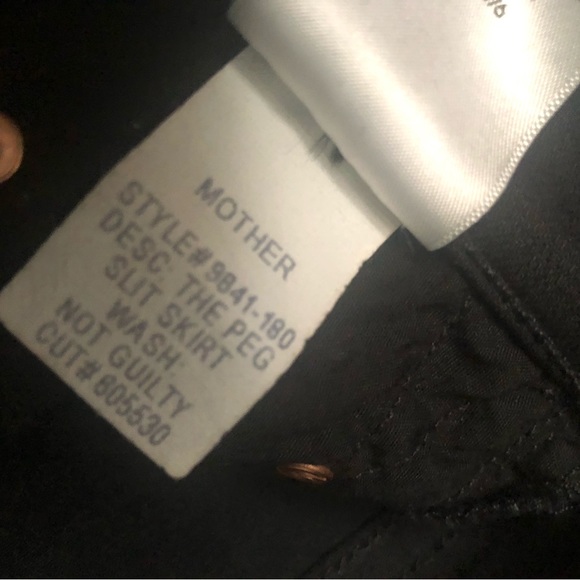 MOTHER peg slit pencil skirt size 26 - Picture 7 of 8